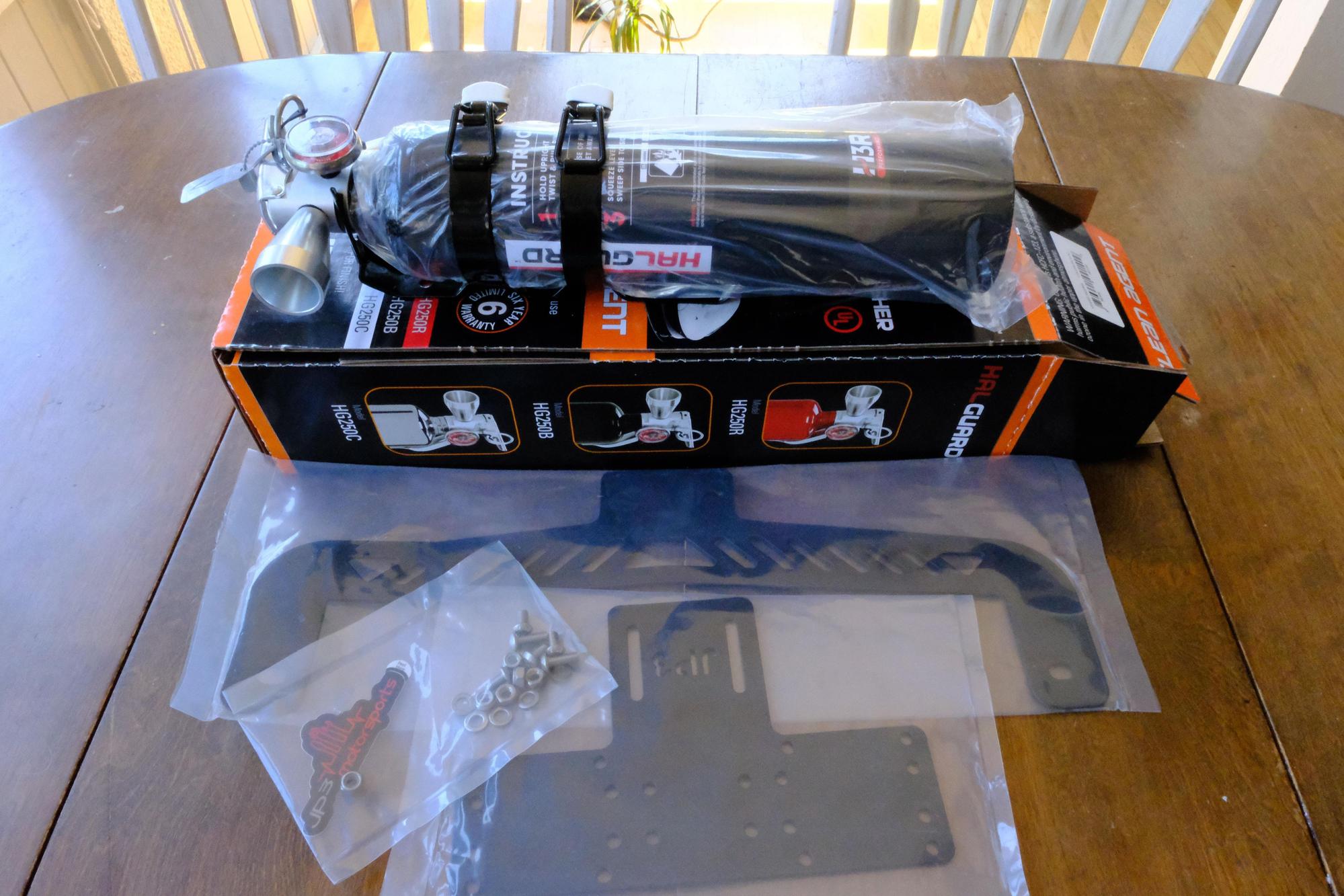 Miscellaneous - Brand new JP3 extinguisher mount + black H3R 2.5lbs extinguisher - New - 1993 to 1995 Mazda RX-7 - Santa Cruz, CA 95060, United States