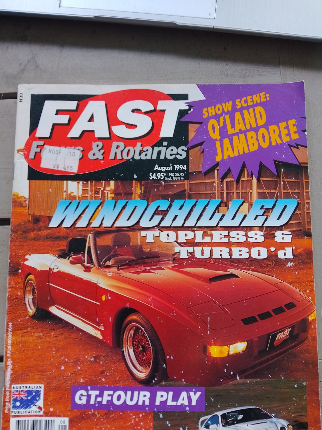 Fast Fours and Rotaries Magazine was a very good and informative publication in Australia.  In August 1994, they featured this privately converted RX7 with body kit and 13b turbo engine.