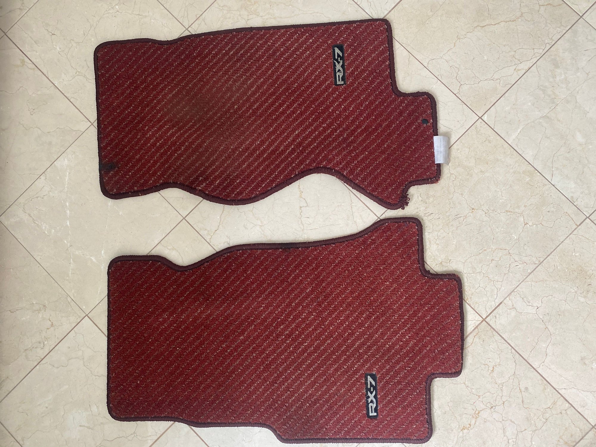 Interior/Upholstery - Red floor mats - Used - 1993 to 2001 Mazda RX-7 - Chicago, IL 60647, United States