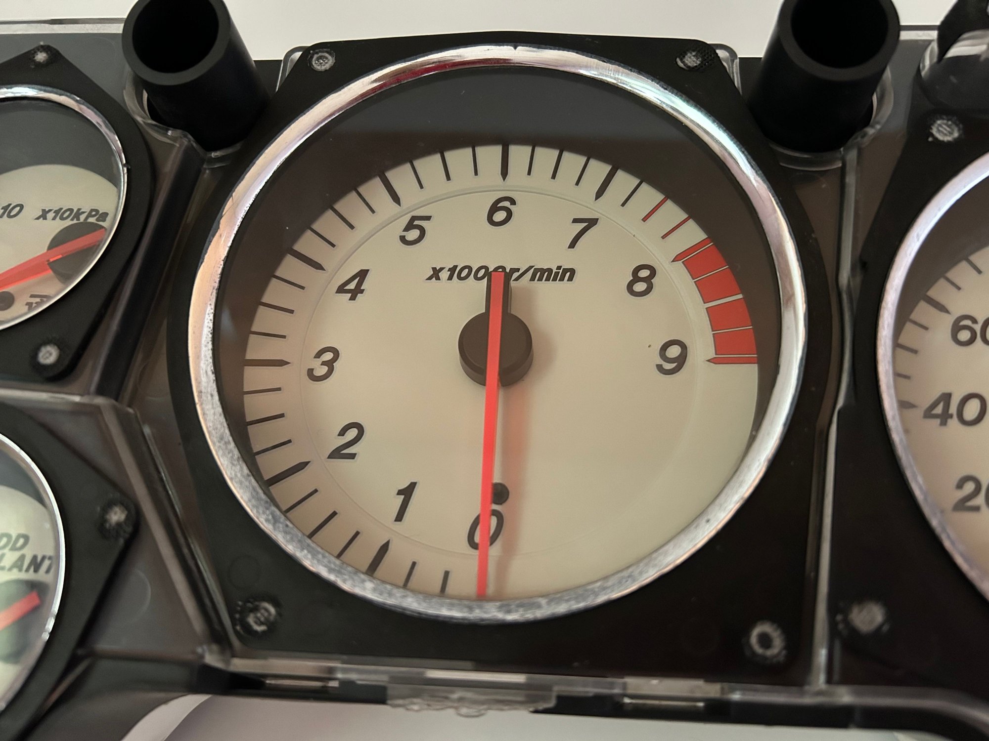 Audio Video/Electronics - Series 8 White Instrument Cluster - Used - 1992 to 2002 Mazda RX-7 - London HA27DY, United Kingdom