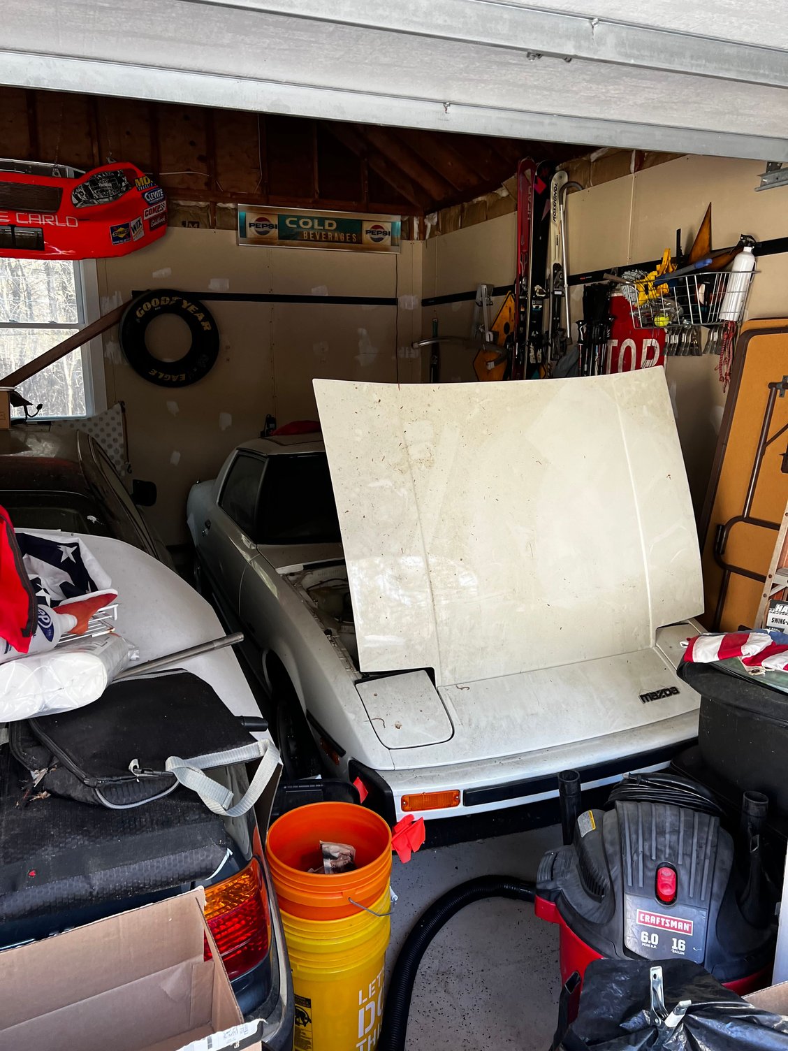 As it sits now, dirty with a mouse nest in the bay, will be getting pulled out for cleaning and work this summer. Whatever it takes.