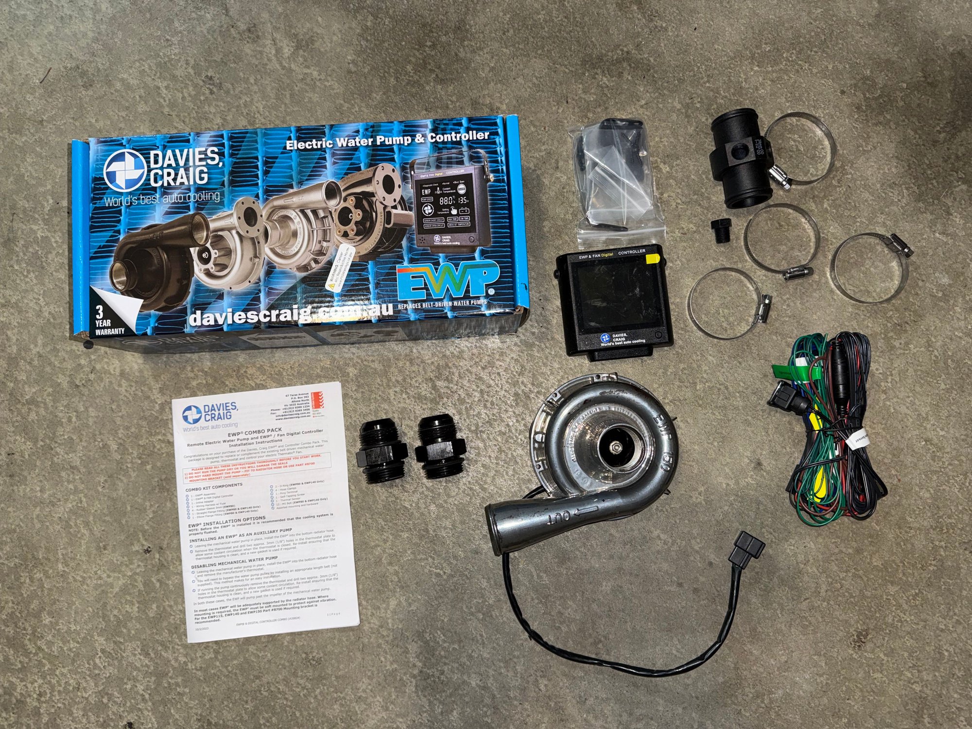 Miscellaneous - Davies Craig Electric Water Pump & Digital LCD Fan Controller Kit - Used - -1 to 2027  All Models - Valencia, CA 91380, United States