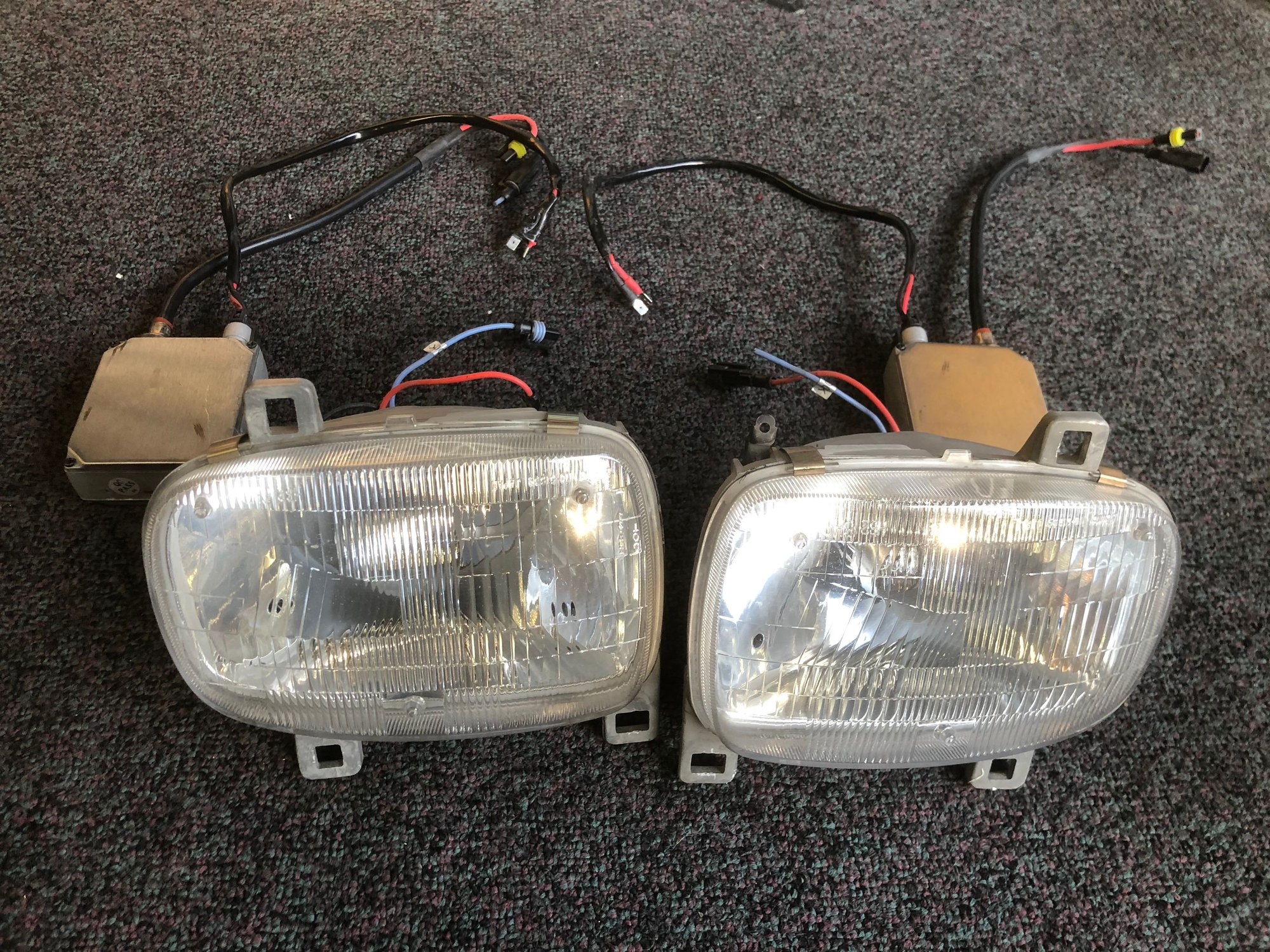 Lights - '93 Mazda RX7 Headlights with HID Bulbs and Ballasts - Used - 1993 to 1995 Mazda RX-7 - San Jose, CA 95129, United States