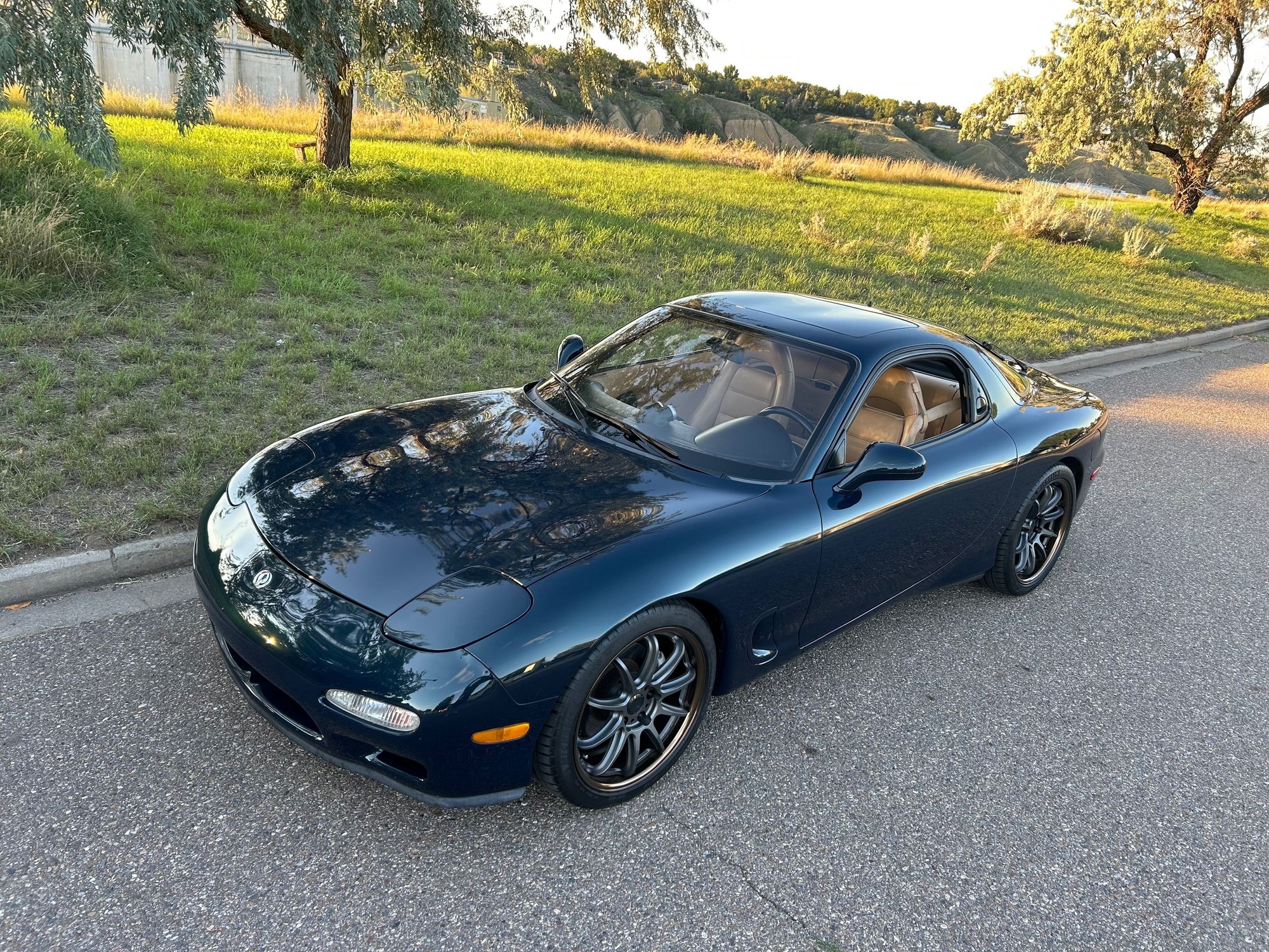 1993 Mazda RX-7 - 1993 RX-7 Manual Montego Blue Touring - Factory repaint, fresh street port rotary - Used - VIN JM1FD3318P0203166 - 83,000 Miles - Other - 2WD - Manual - Coupe - Blue - Calgary, AB T1B4C3, Canada