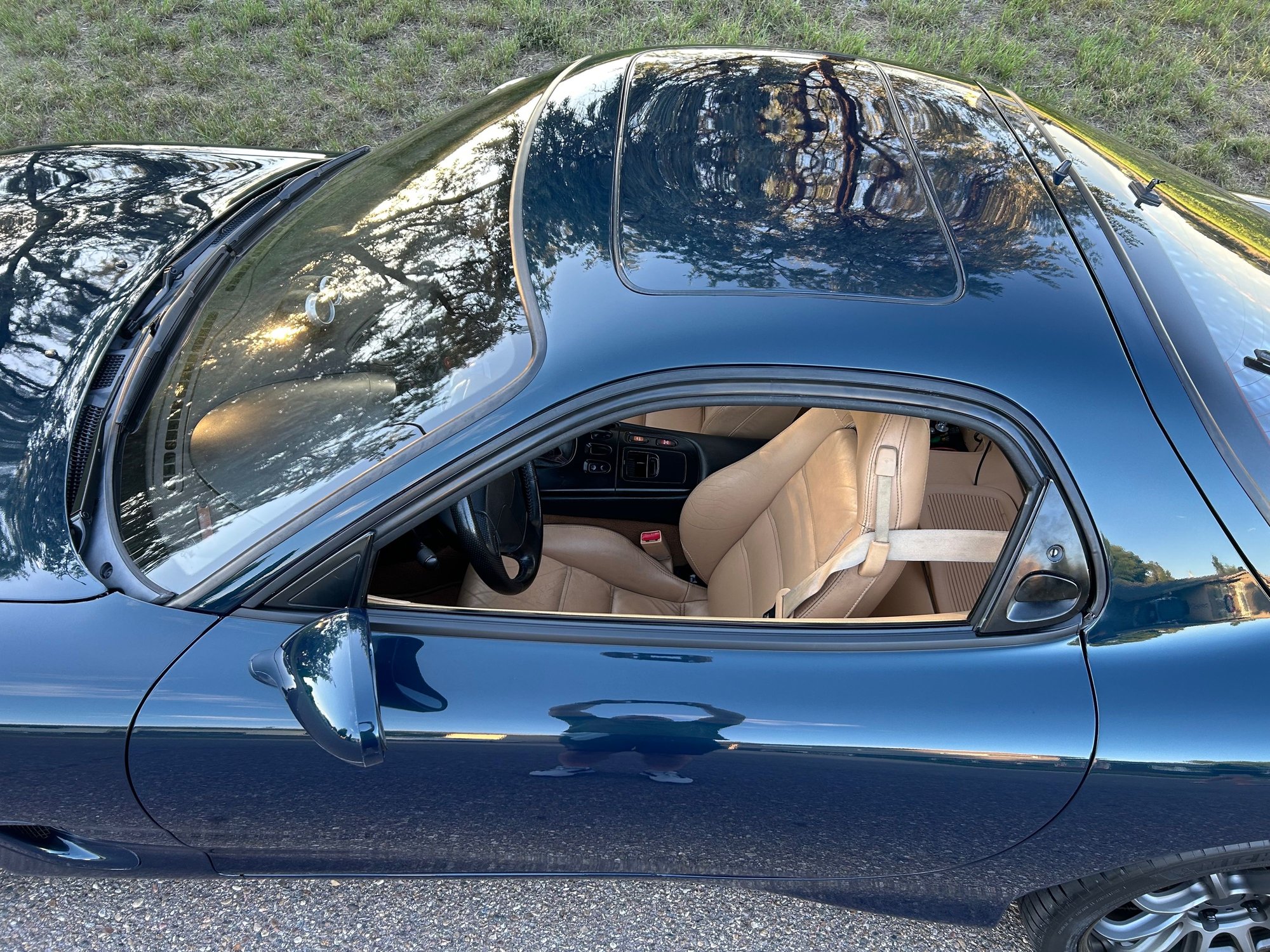 1993 Mazda RX-7 - 1993 RX-7 Manual Montego Blue Touring - Factory repaint, fresh street port rotary - Used - VIN JM1FD3318P0203166 - 83,000 Miles - Other - 2WD - Manual - Coupe - Blue - Calgary, AB T1B4C3, Canada