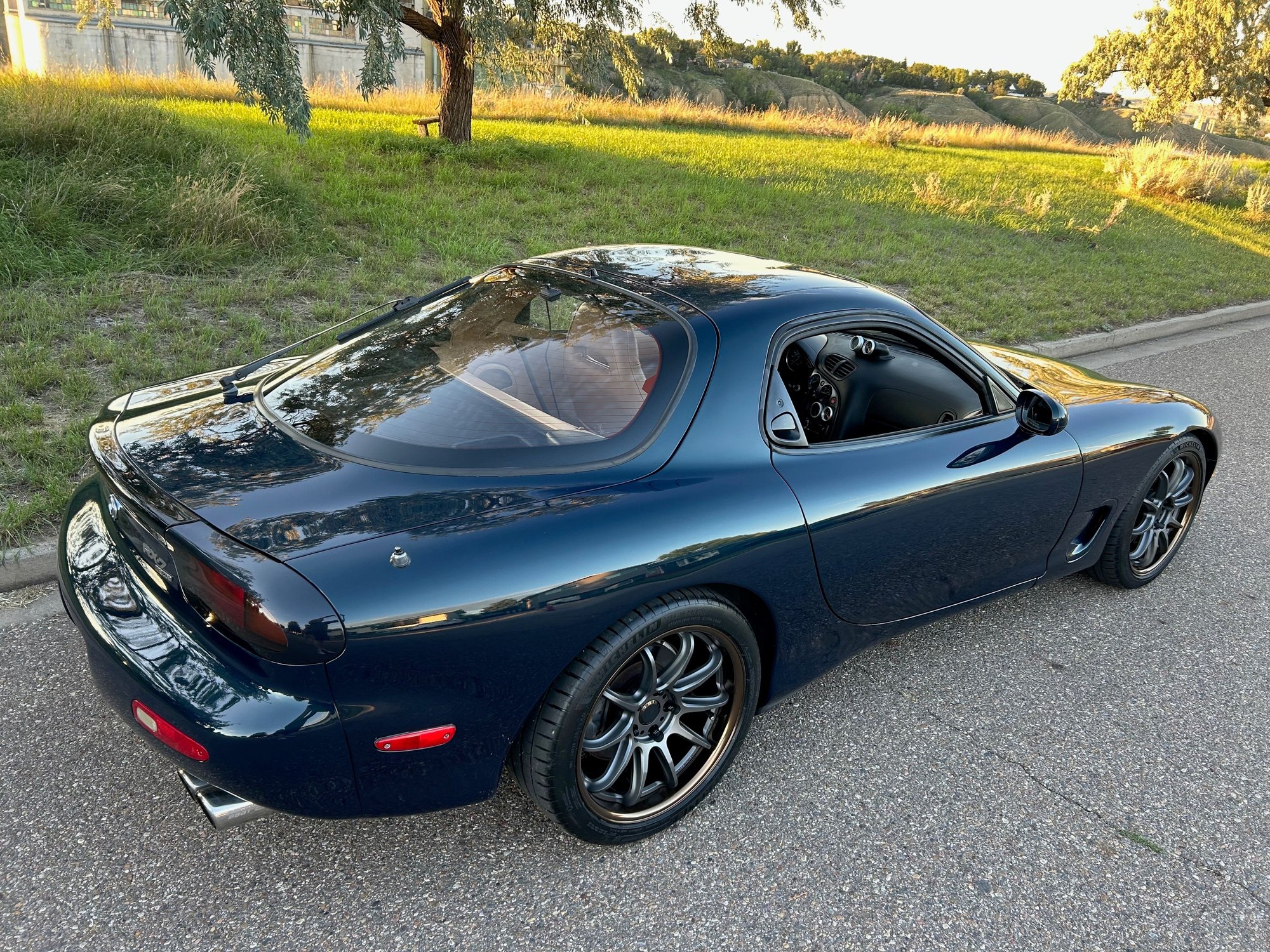 1993 Mazda RX-7 - 1993 RX-7 Manual Montego Blue Touring - Factory repaint, fresh street port rotary - Used - VIN JM1FD3318P0203166 - 83,000 Miles - Other - 2WD - Manual - Coupe - Blue - Calgary, AB T1B4C3, Canada
