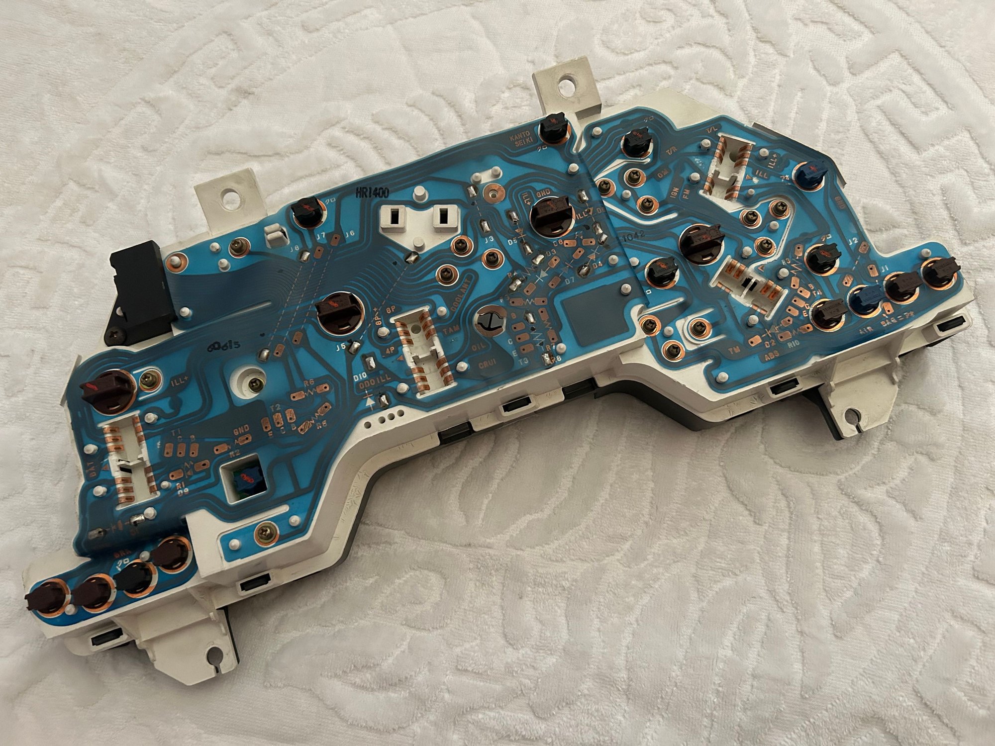 Interior/Upholstery - Mazdaspeed White Faced Instrument Cluster - Used - 1992 to 1998 Mazda RX-7 - London HA27DY, United Kingdom