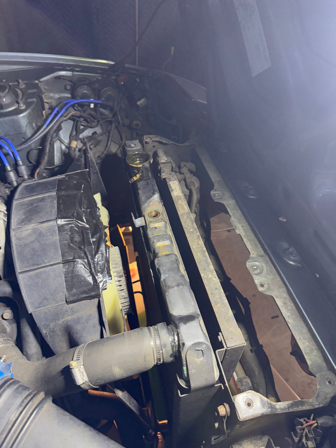 Cap, sensor, hose removal