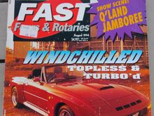 Fast Fours and Rotaries Magazine was a very good and informative publication in Australia.  In August 1994, they featured this privately converted RX7 with body kit and 13b turbo engine.
