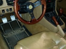 Autovation pedals, nrg 330 steering wheel w mazdaspeed horn button,  miata ebrake handle and shifter knob.