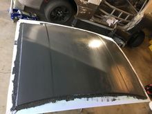 Gel coat over blank. 