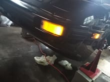 Turn signal and side marker bulbs replaced with appropriate color LEDs.