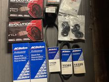 New brakes, control arms, belts