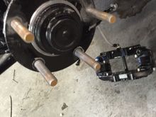 Front studs are in.