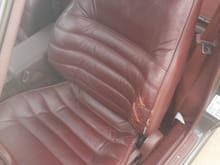 Driver's seat tear
