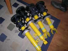 My RZ bilsteins made it to my house. Thank the Rotor gods got the new boots on now im ready for the road. .