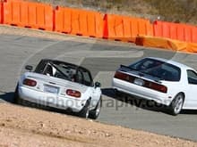 Chasing down Jesse @ Willow Springs
