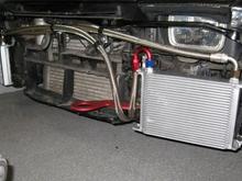 New oil cooler setup