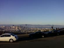 The view of the bay from Twin peaks