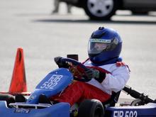 My son karting at California speedway