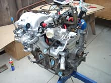 Turbo engine reassembly
