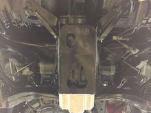 Rear sub-frame mounted with rear diff and rear diff cradle.