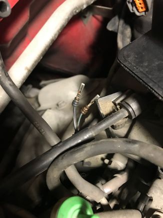 The two wires I would guess that came off the idle control valve white clip?  Does it matter which wire goes in which side?  On that white clip 