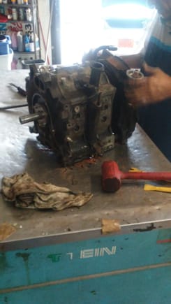 Engine coming apart..