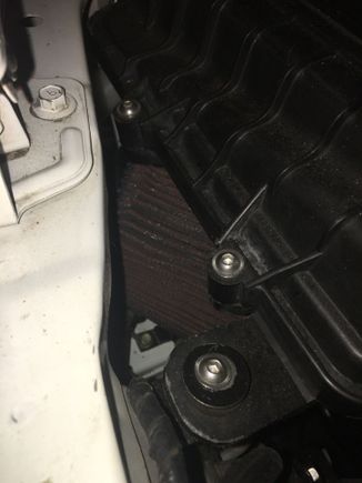 Cone filter hiding underneath. If you didn’t look super close you would never know it’s there 