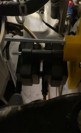 Mock-up of the rear coils 