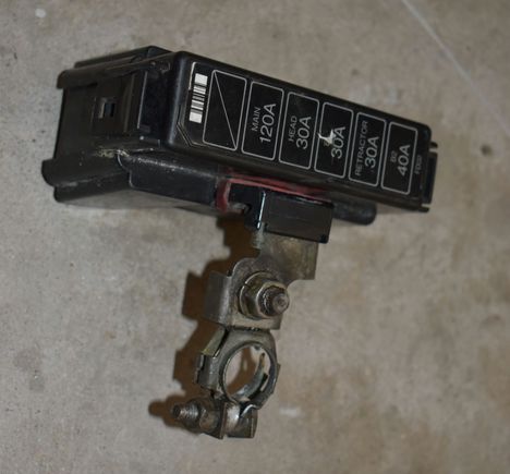 POS terminal battery Fuse block with fuses and cover  $60 shipping included. It is Plug N Play 