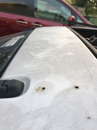 Holes on both sides.