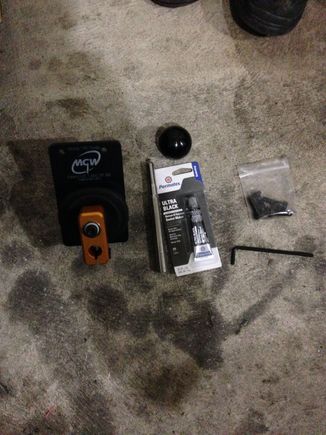 MGW shifter installed..... Those front bolts were a real pita
