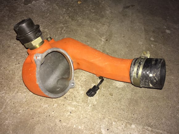 Orange turbo hat, you can see the small dent in the pressure relief valve.