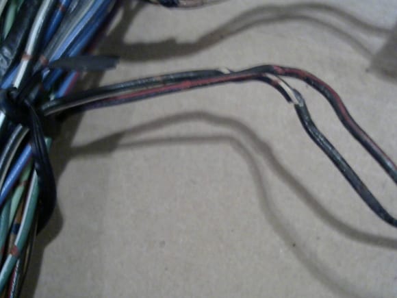 Close up on alt wires