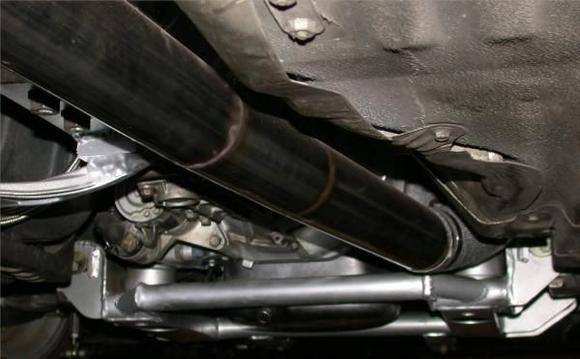View of the mid and down pipe.
(One piece)
