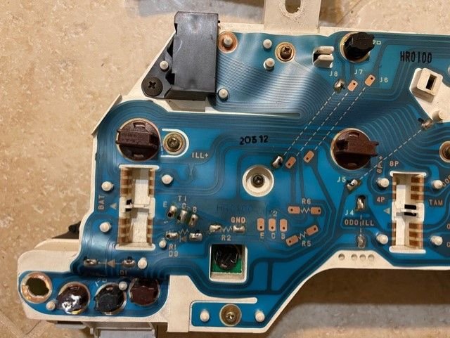 Miscellaneous - LHD '94 Instrument Cluster, Gauge Face/Bezel, Manual Shifter Panel, Rad. Support Bar - Used - 1993 to 1995 Mazda RX-7 - Ft Walton Beach, FL 32547, United States