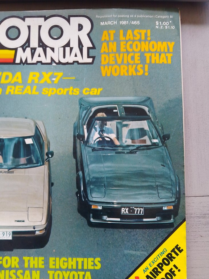 Featured Targa in Aust Motor Manual