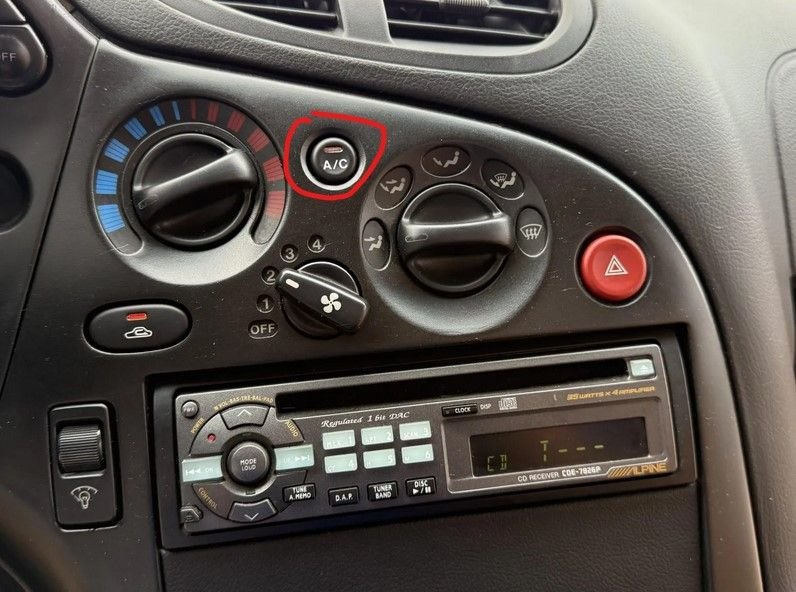 Interior/Upholstery - WTB: FD A/C button/switch - Used - 1993 to 1995 Mazda RX-7 - Long Beach, CA 90713, United States