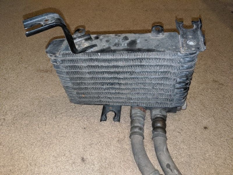 Engine - Power Adders - FD Left Oil Cooler Assembly + Lines - Used - 1993 to 1995 Mazda RX-7 - Arden, NC 28704, United States