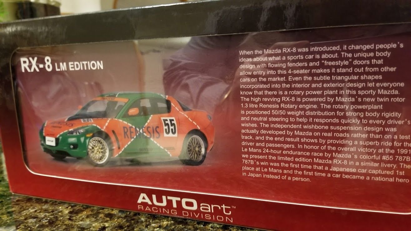 FS } RX-8 Collectibles AutoArt Fujimi 787b 1991 Winner - RX8Club.com