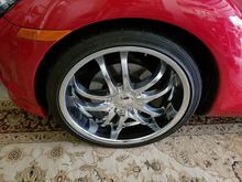 I anyone is looking for beautiful chrome 20" rims without a single flaw these are for sale. 2 good tires 2 need replace.  I am now a low profile guy wanting these at all. Got 18" factory oem ordered