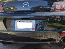 It's gotten worse since the other photos were taken. You can see it on the left side of the license plate now. 