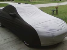OEM Car Cover BLK/GRY in box with storage bag $280