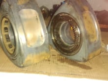 Rotors after first clean-up.  Cleanned twice.  The light rust film went out after lubricate these while awaiting engine assembly