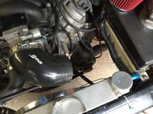 Still trying to find how im going to route a true cold-air intake for some lower IAT's and more power. have to get creative with tubing.