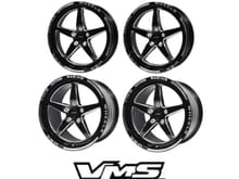 Vms wheels 
18x9.5 35et 
18x10.5 48et