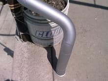 Downpipe completed &amp; painted