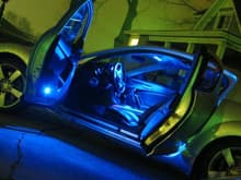 Installed blue LEDs in the interior. (3/11/10)