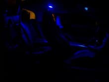 v-leds' blue LED interior lighting